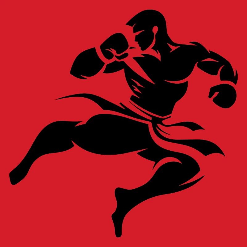 Kickboxing Drawing