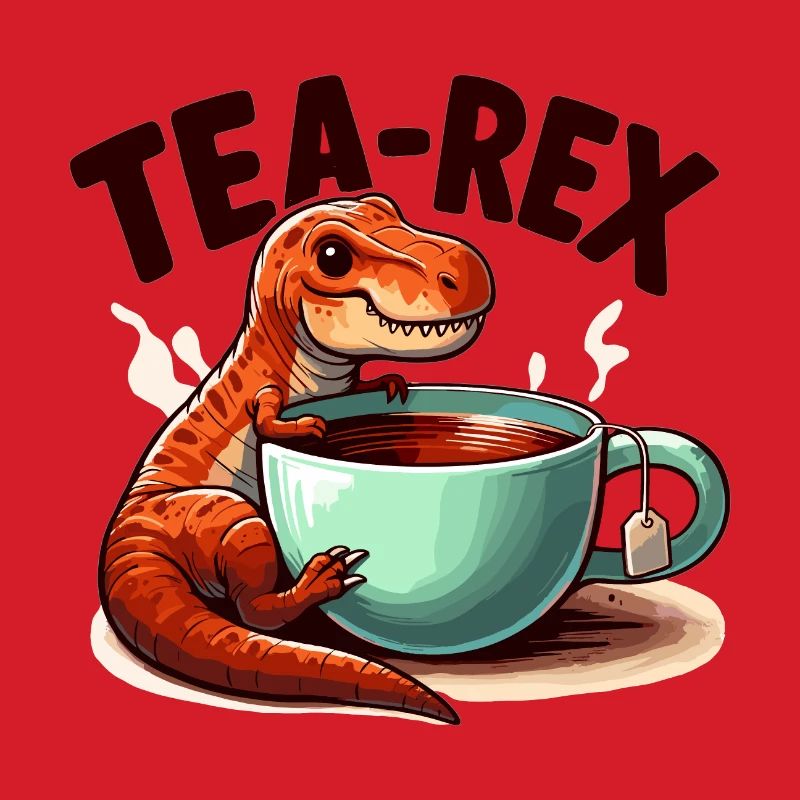 Tea Rex Tea Rex Tea Drinker Gift
