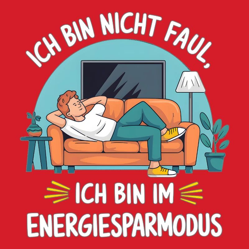 Power Saving Mode Humor Design