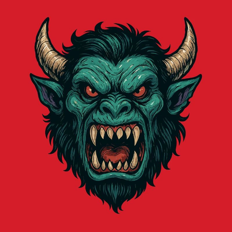 Dämonisches Wyrmgesicht