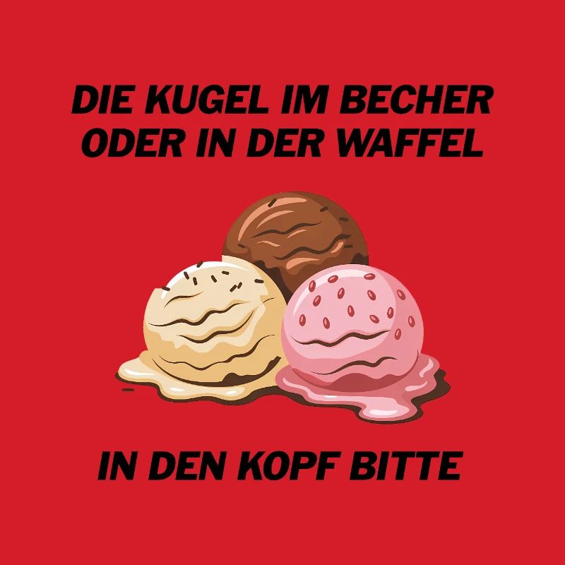 Die Kugel im Becher oder in der Waffel?