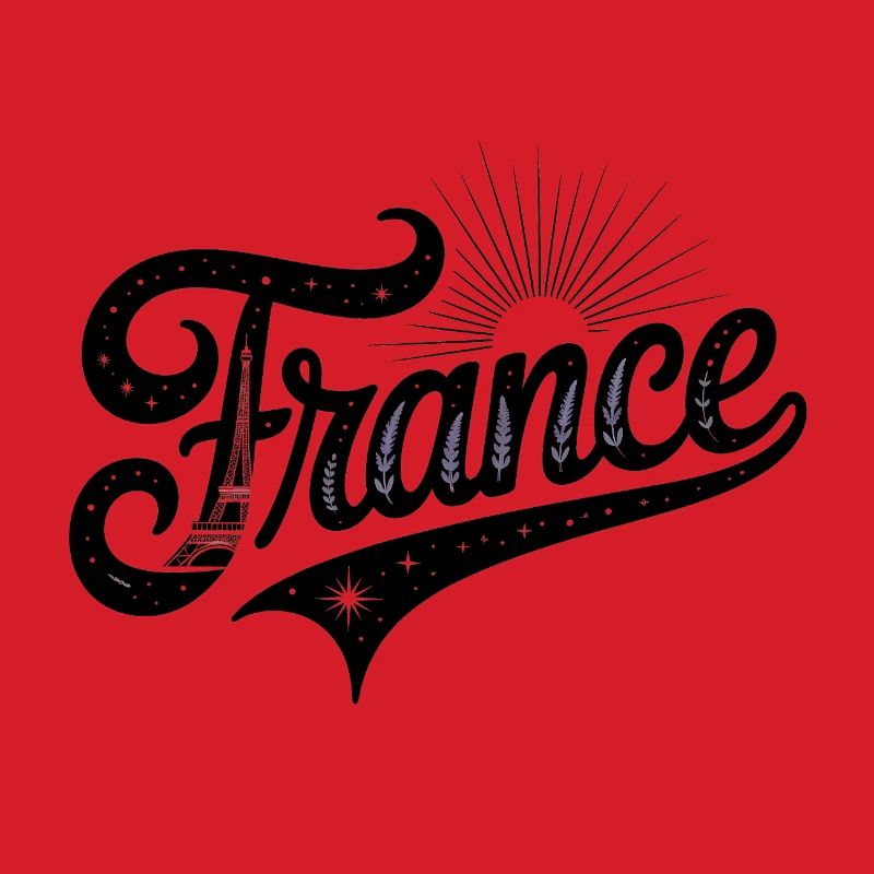 Frankreich - Souvenir-Design