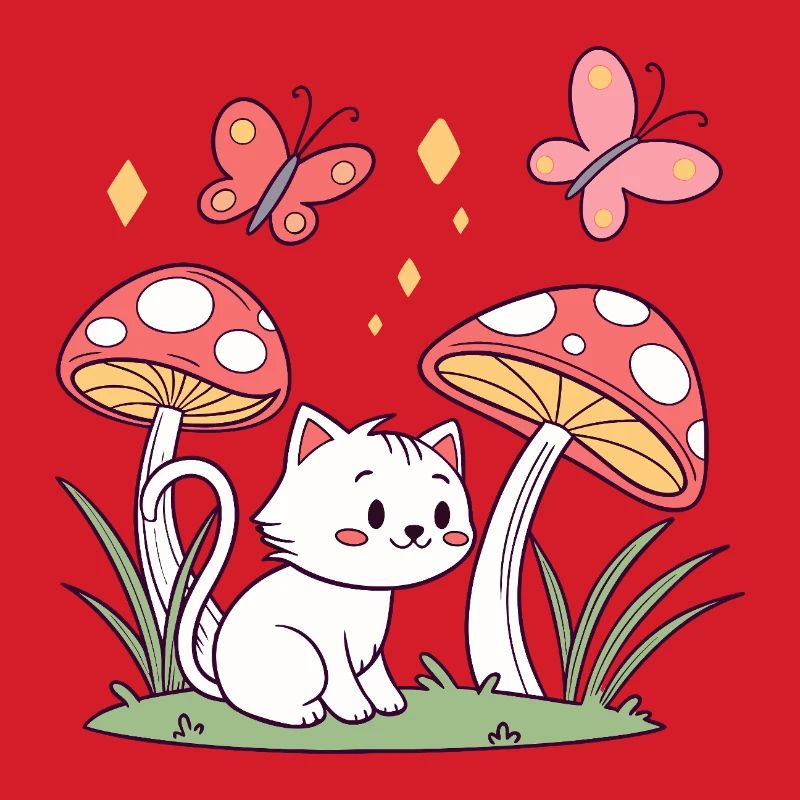 Pilzkatze Whimsy