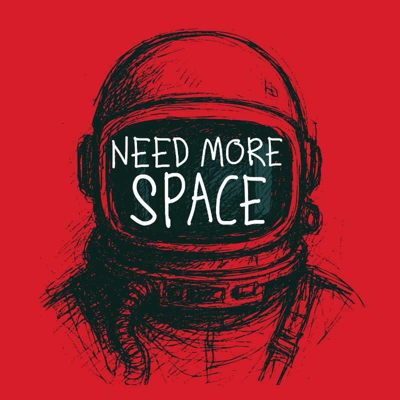 Besoin de plus de discours d’astronaute spatial Dessin