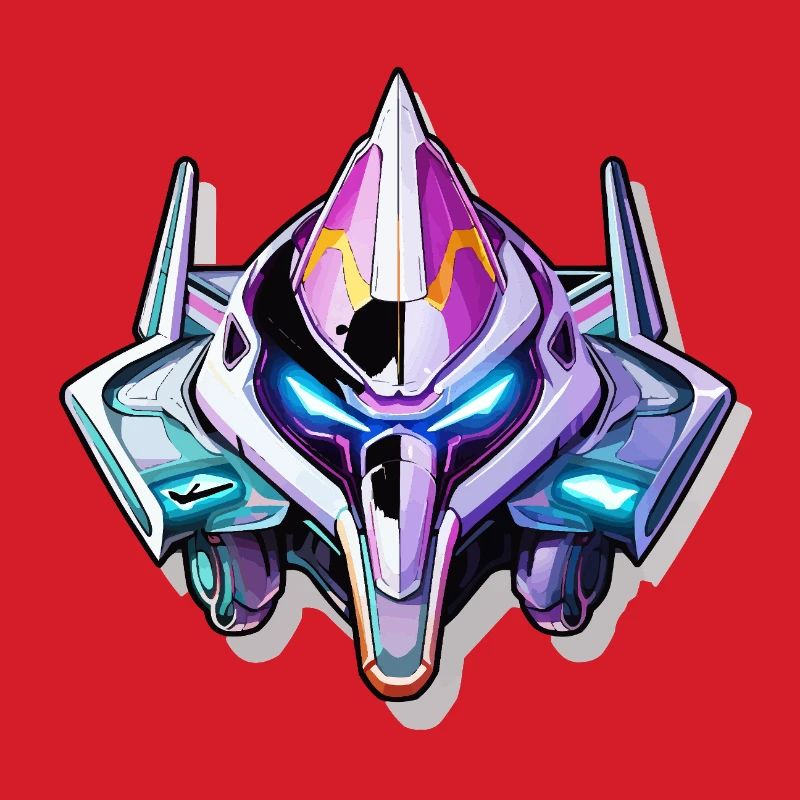 Neon Mech Kriegerhelm