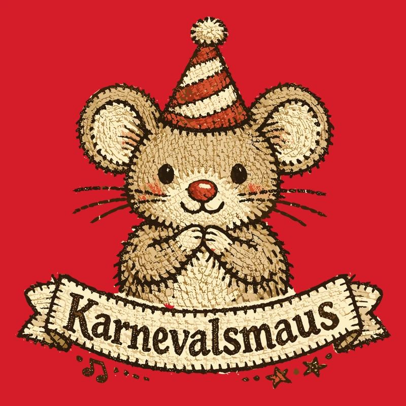 Karnevalsmaus Niedlich Weiberfastnacht Köln