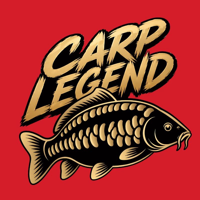 Conception de pêcheur Carp Legend