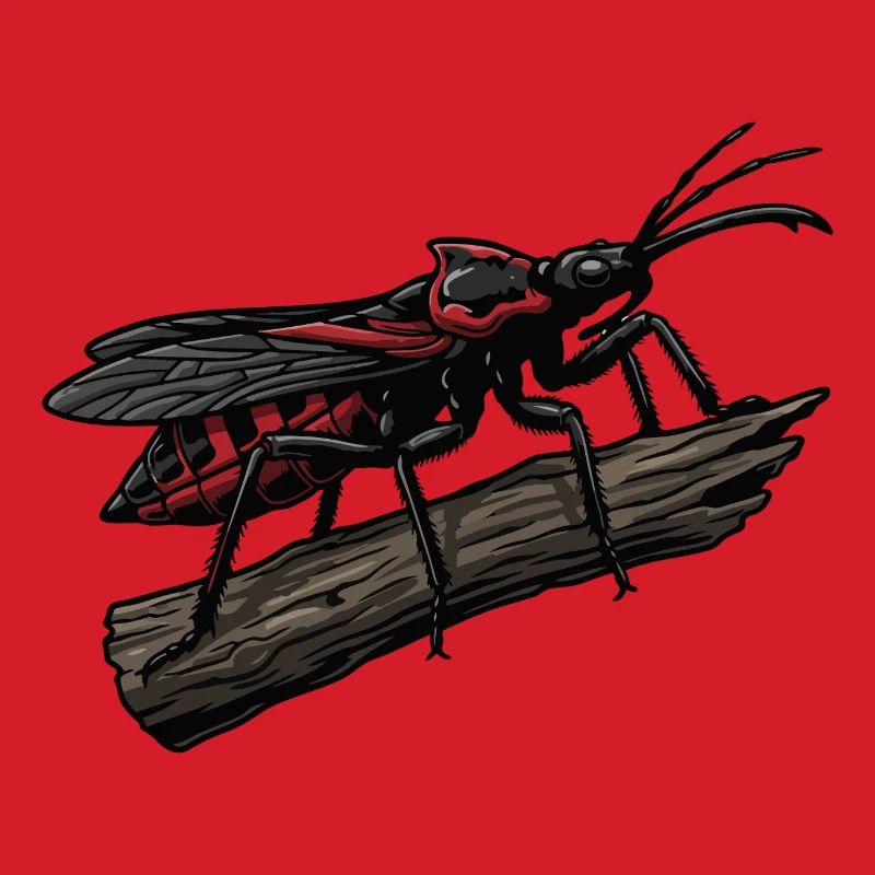 Bug Assassin, Bug Hunter, Red Strike Tattoo