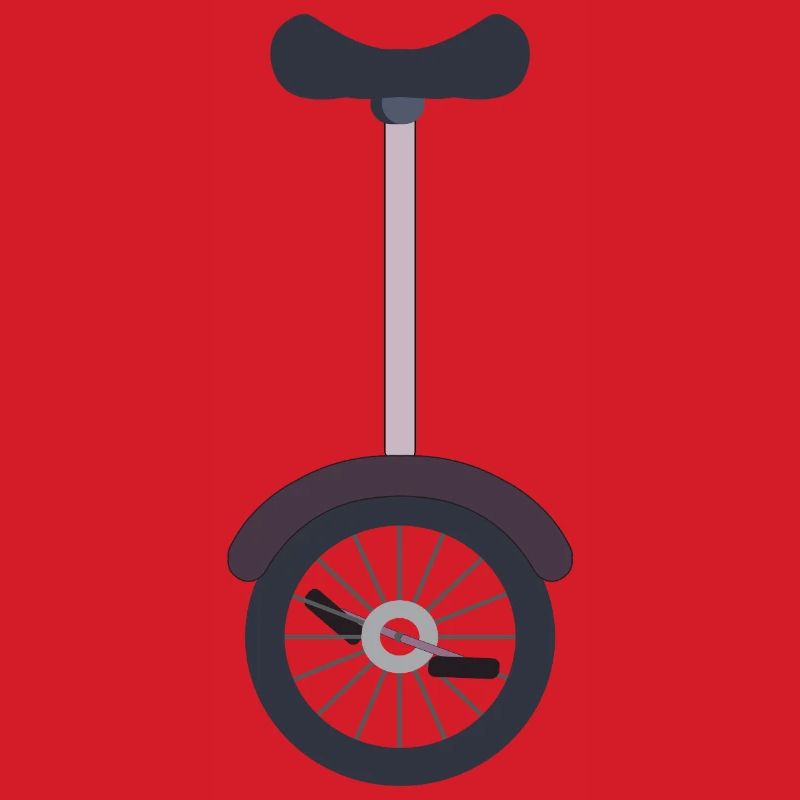 Einrad Einradfahrer