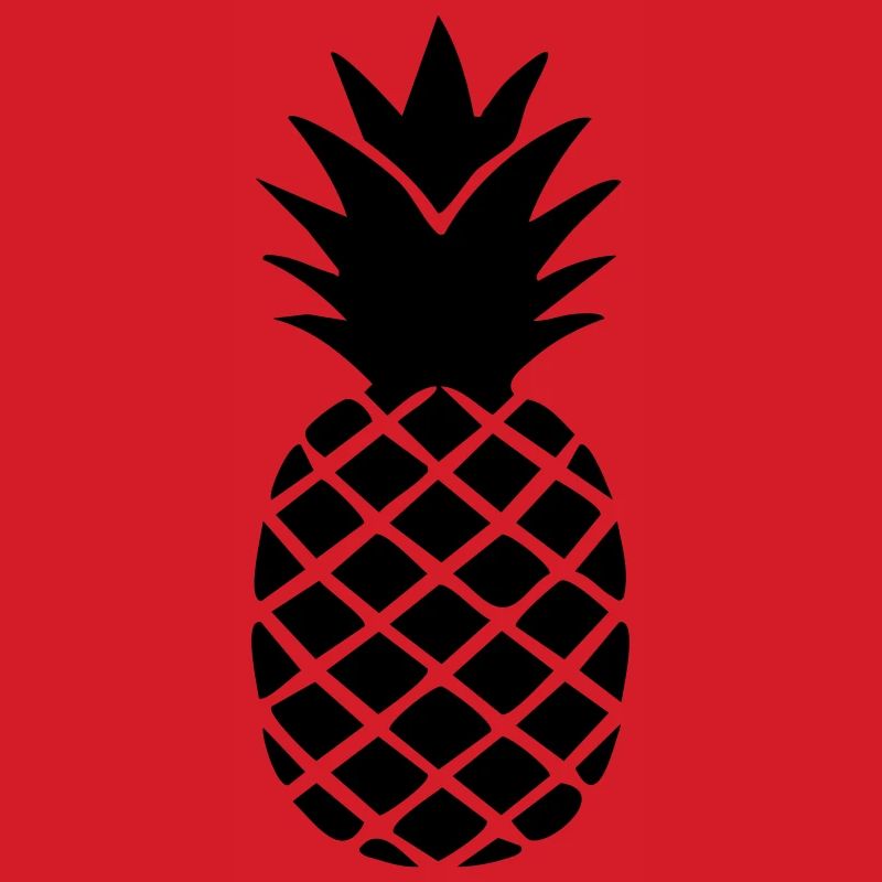 Ananas-Silhouette – Tropisches Statement-Design