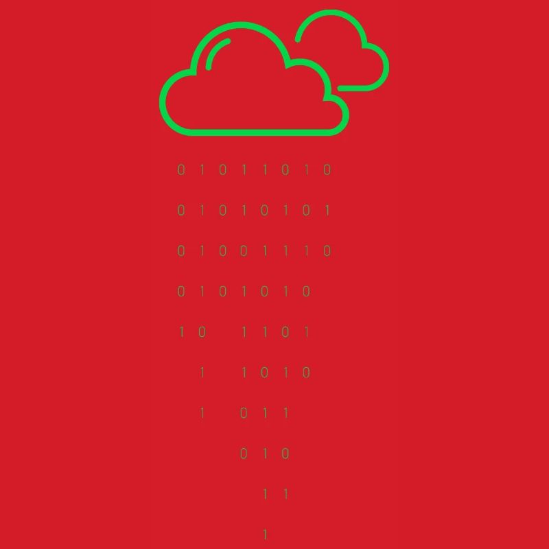 Code de pluie nuageuse