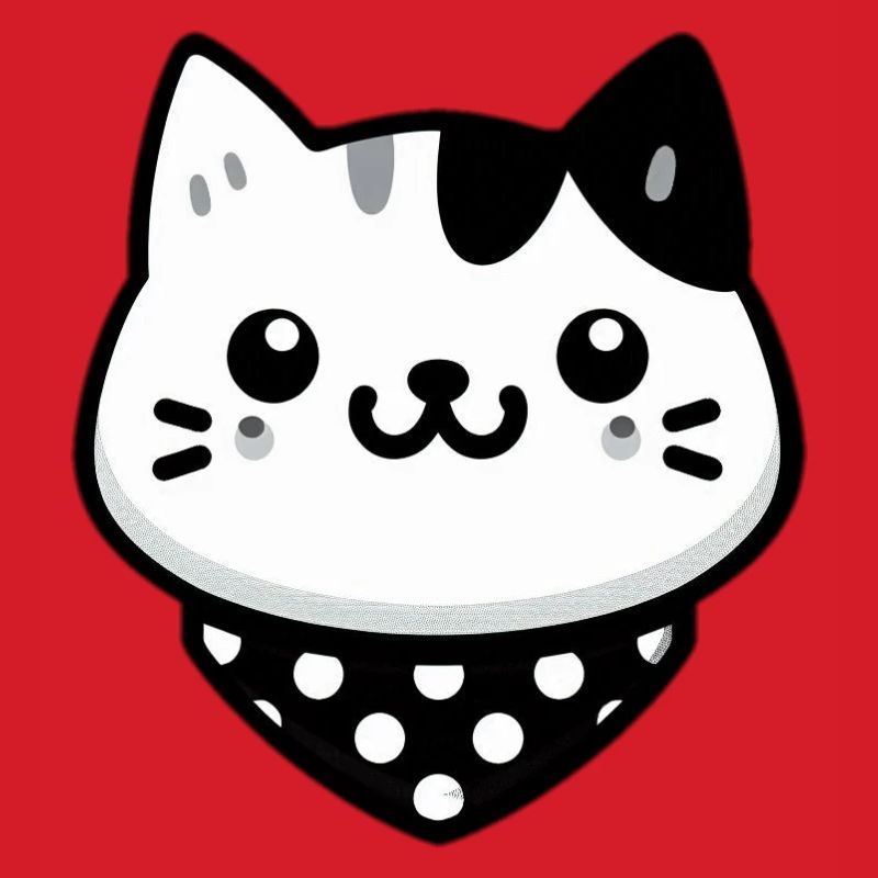 Cat Head Kawaii
