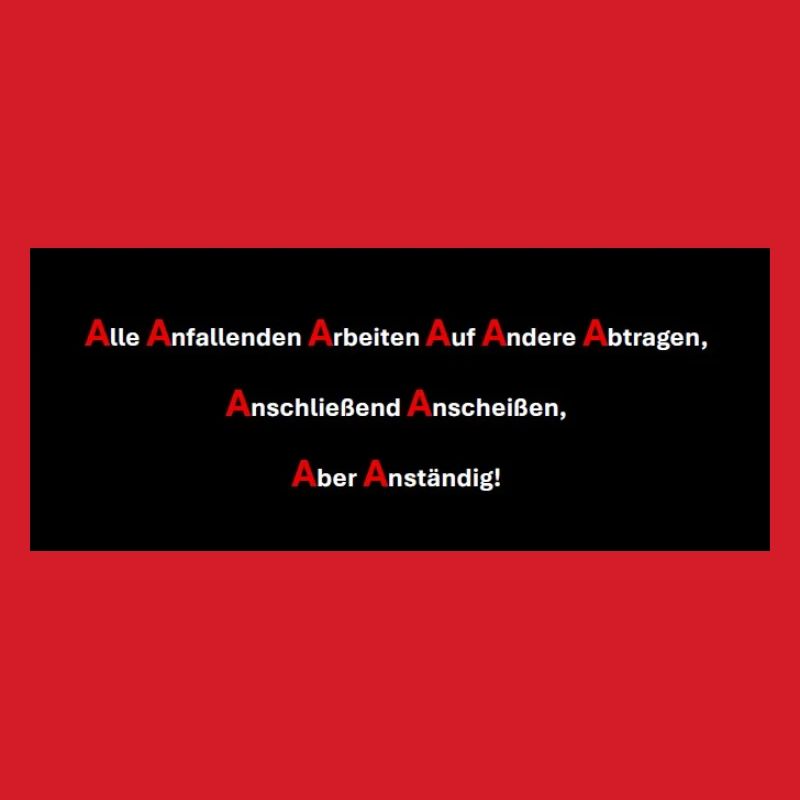 10 A's der Arbeit