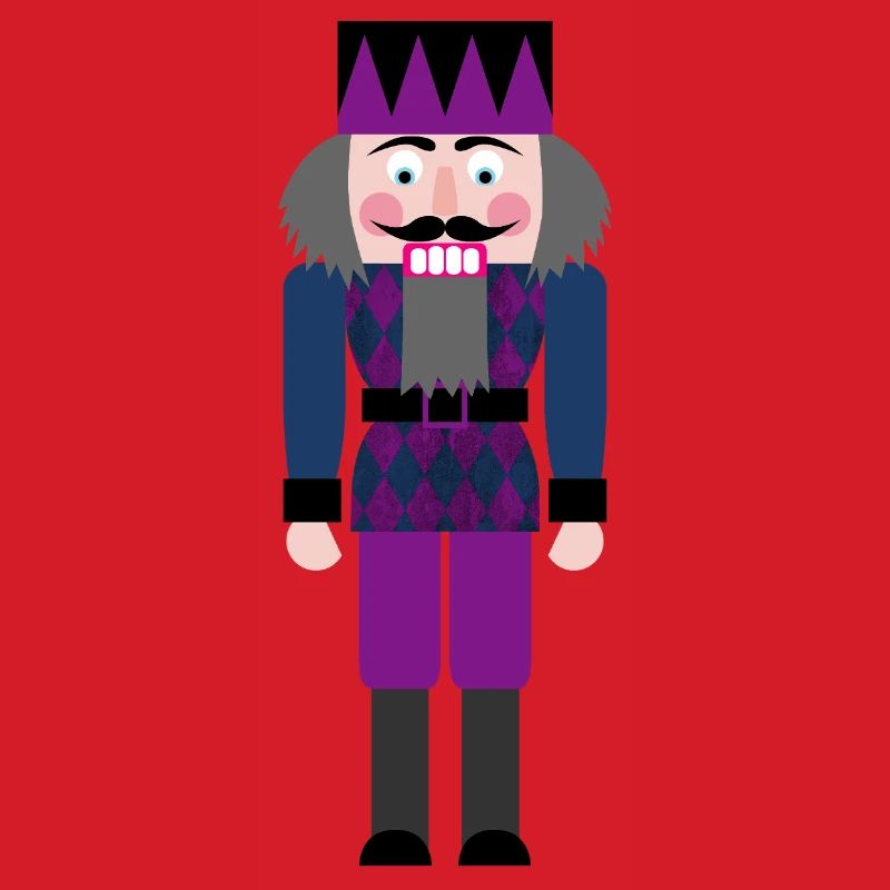 Nutcracker Diamond Rhombs Pattern Christmas Xmas