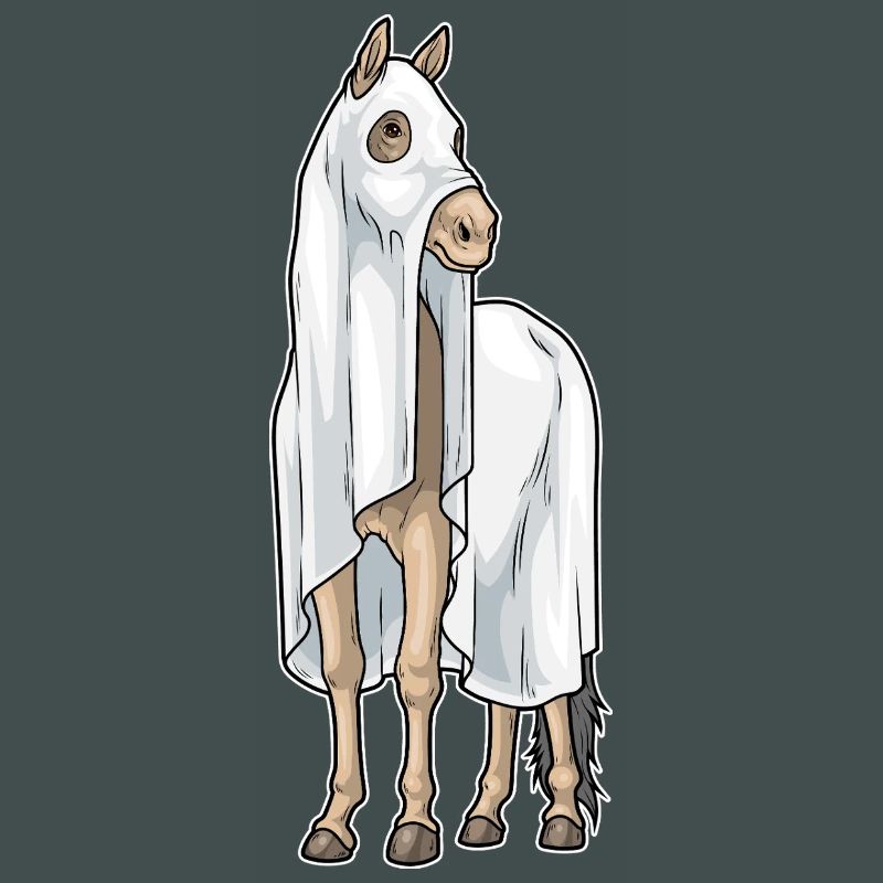 Pferd Halloween Geist