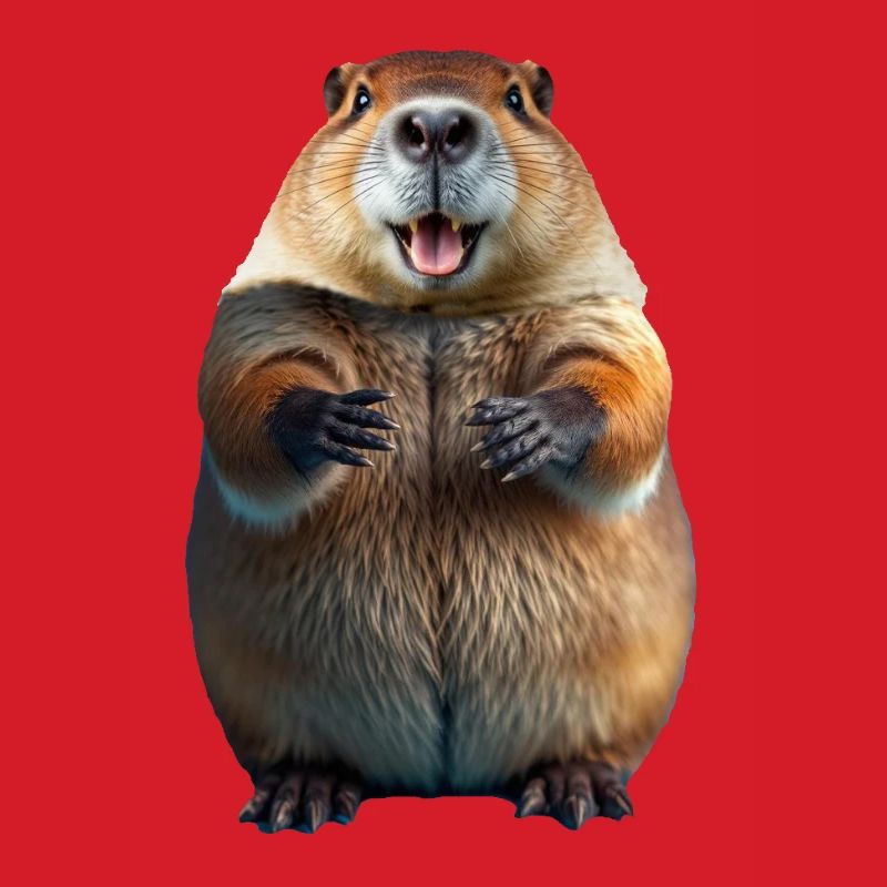 Beaver Smile Friendly 3D-Cartoon