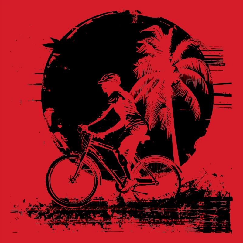 Radfahrerin Mädchen