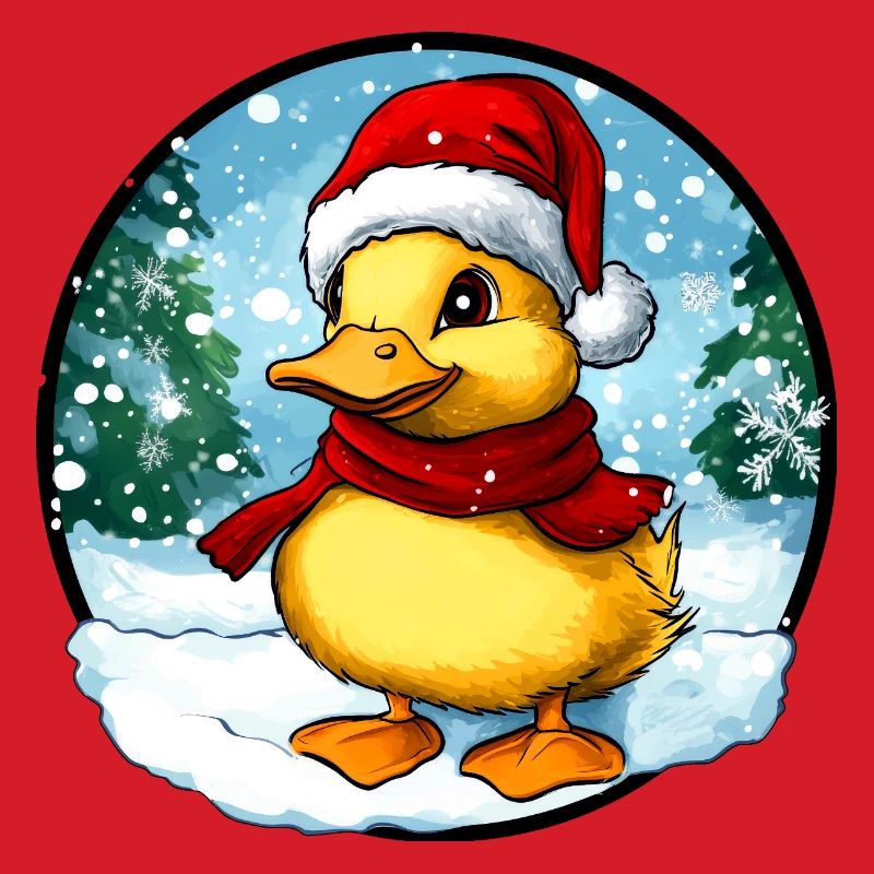 Weihnachtsmann Entchen