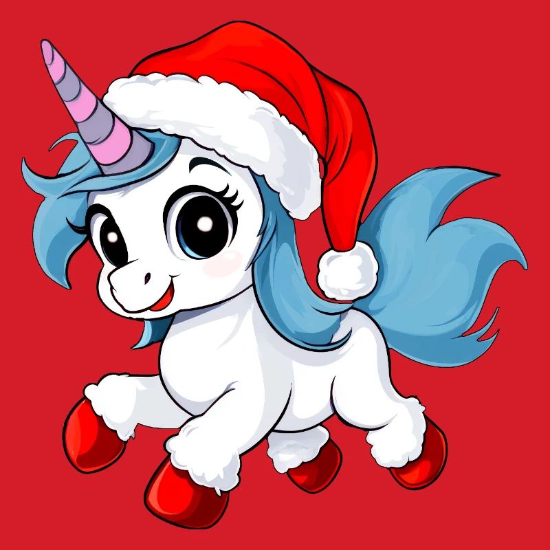 Einhörner Weihnachten