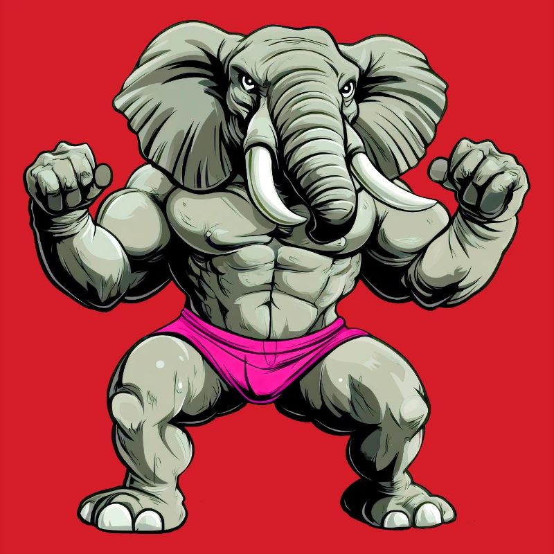 Starker Elefant