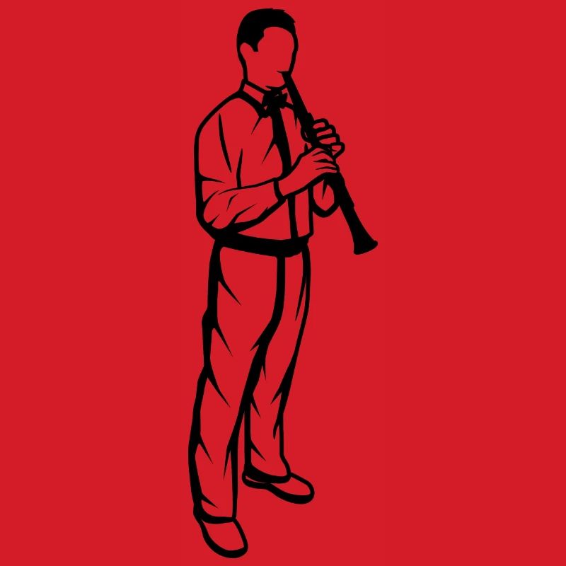 Clarinet player boy