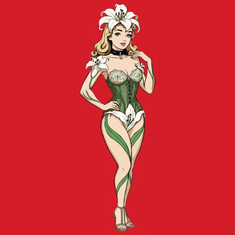 Lily-Pinup-Mädchen