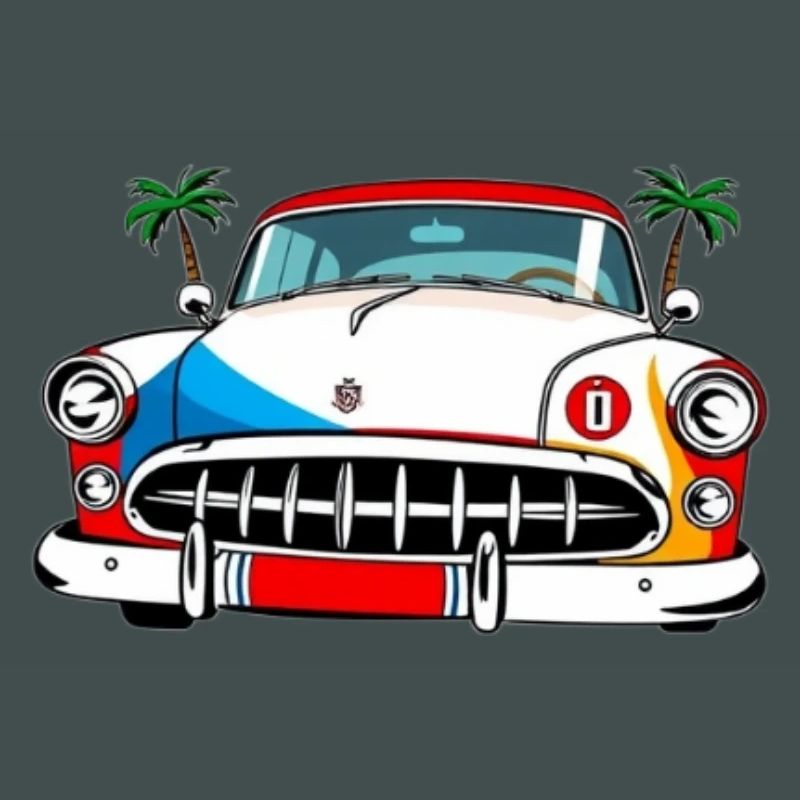 Palm Drive Oldtimer-Collage