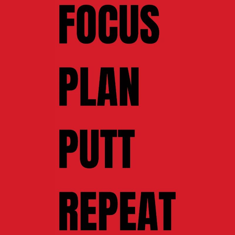 Répétition du putt du plan Focus Golf