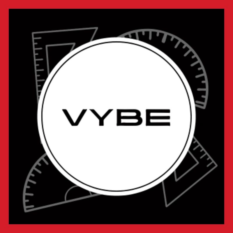 Tech-inspirierte VYBE Grafikdesign