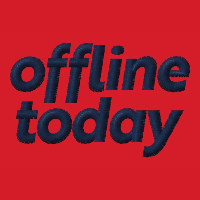 Offline heute bestickt