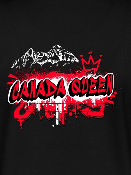 Kanada Queen Flaggen Graffiti Design