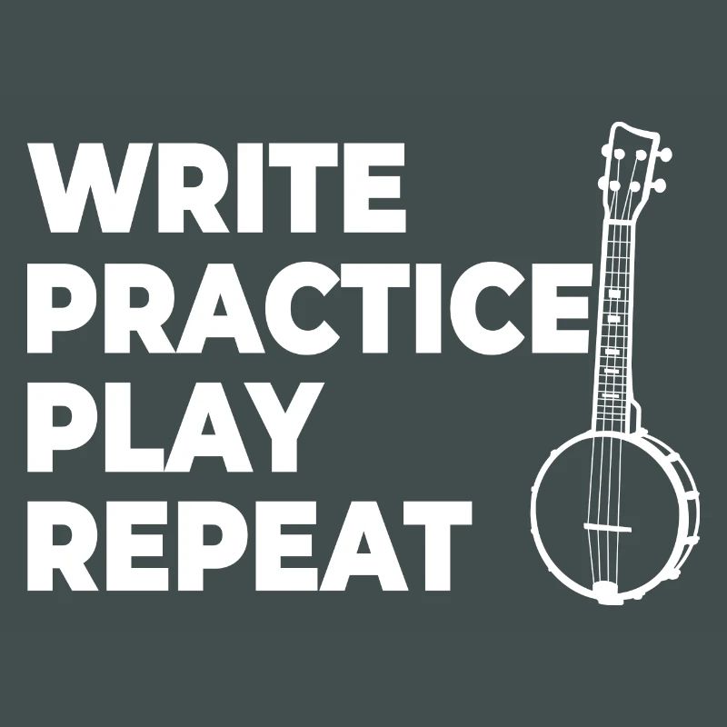 Writing, practicing, playing, repeating