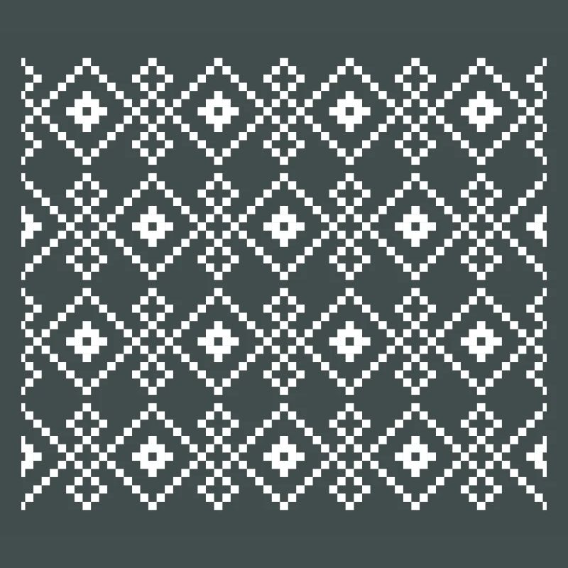 Weihnachtlicher Uni-Pullover (dunkel)