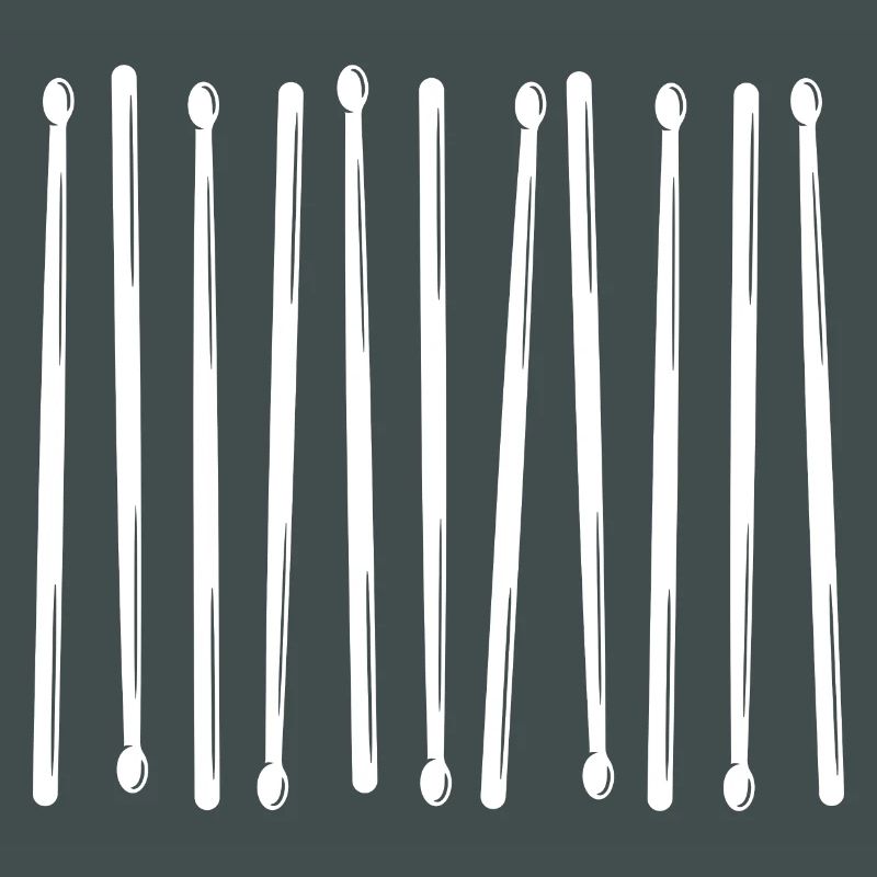 Drumsticks Vertikales Muster