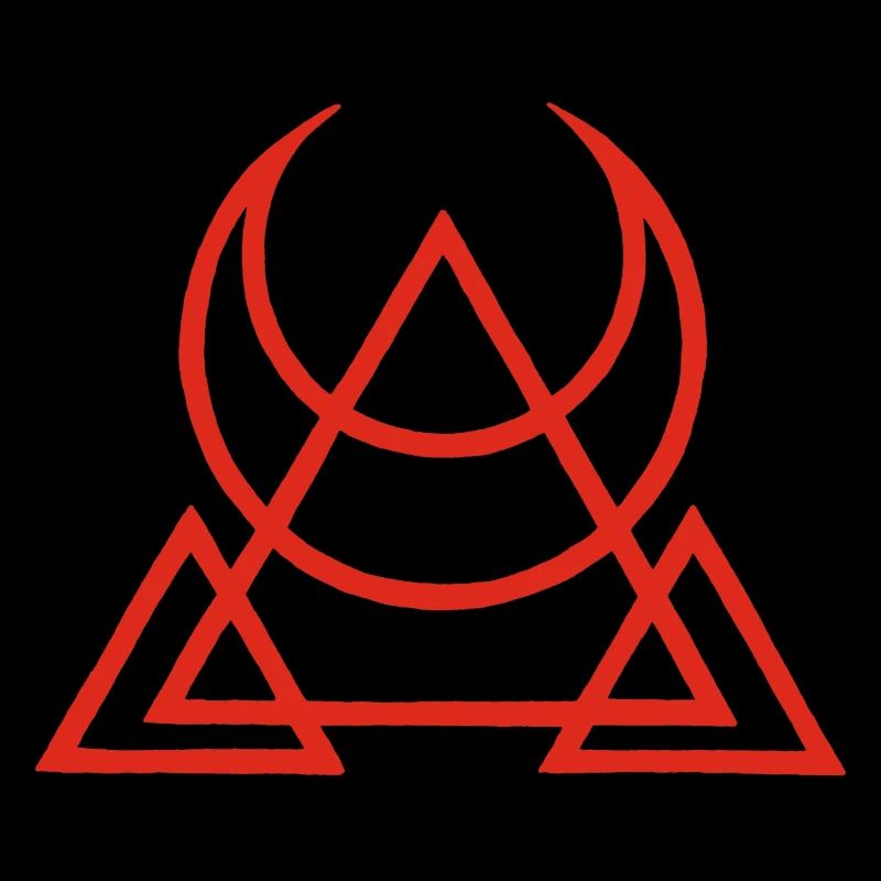 symbole rouge des pyramides égyptiennes