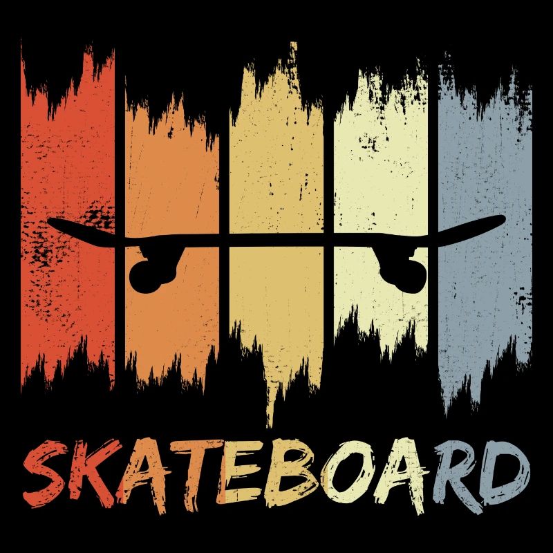 Skateboard Retro Look