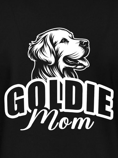 "Goldie Mom" mit Hundekopf
