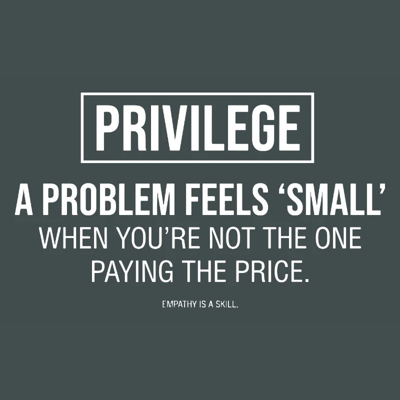 Empathie Statement Typografie