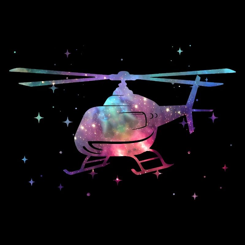 Helicopter Pilot Space Kids Helicopter