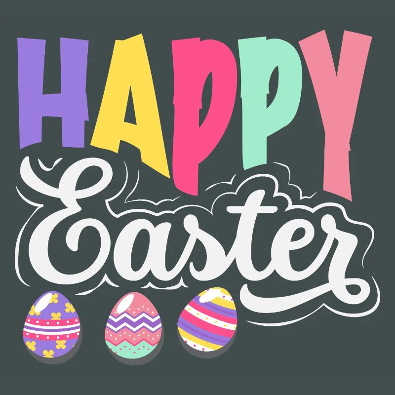 Happy Easter Sweet Easter Bunny Egg Hunt Easter Eggs