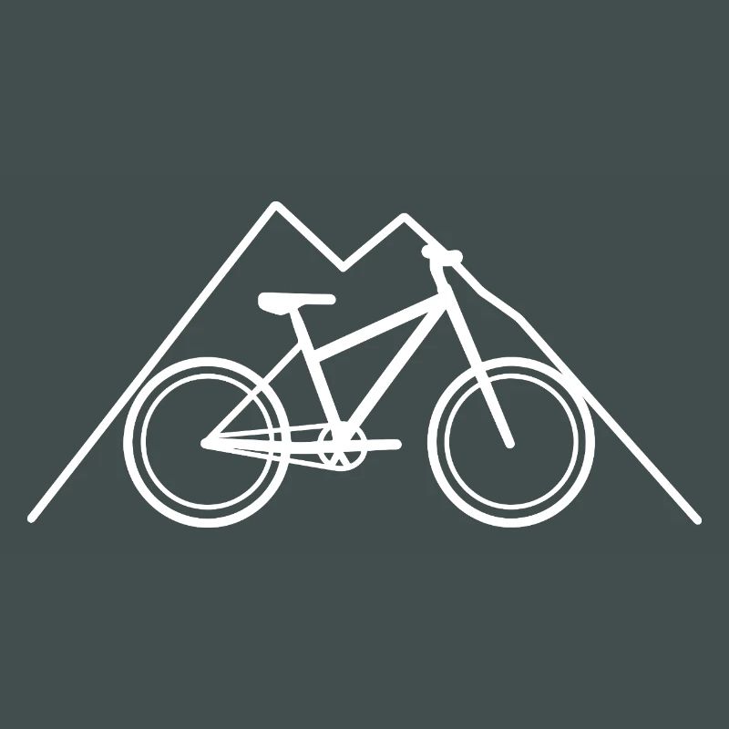 Mountainbiking Skizze