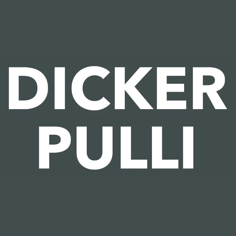 Dicker Pulli Kontrast Typo