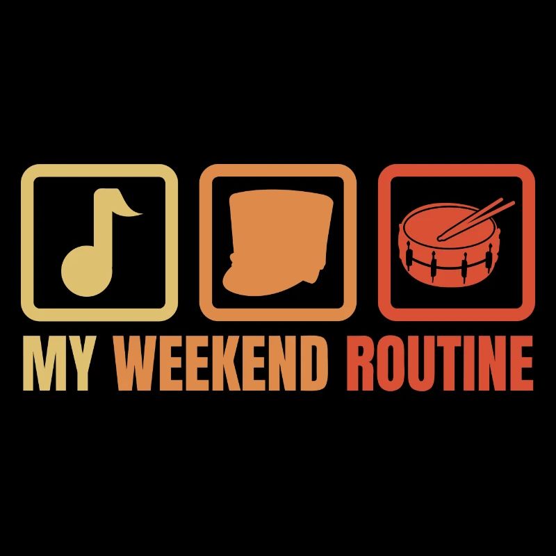 Funny Drummer Weekend