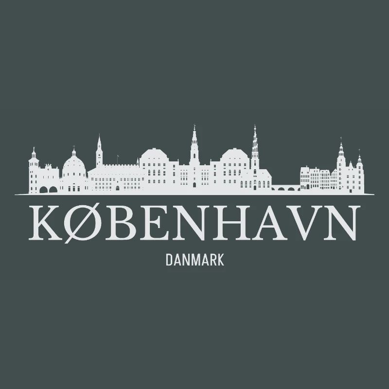 Copenhague Skyline, Copenhague Danemark