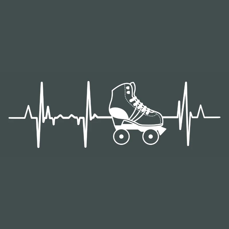 Rollerskates Herzschlag