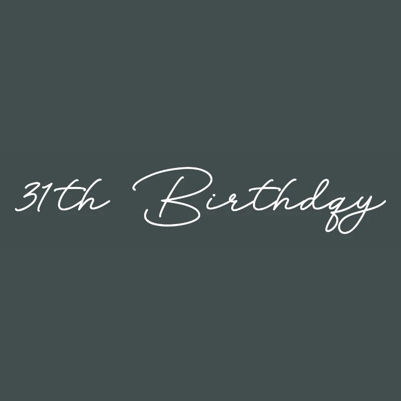 31th Birthday