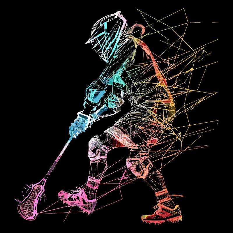 Lacrosse Player Sketch