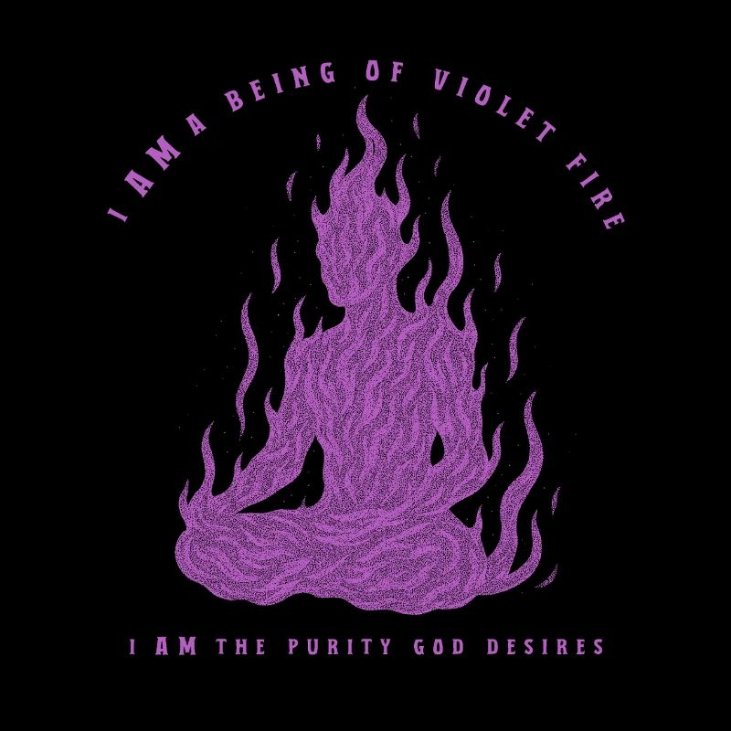 Violette Feuermeditation