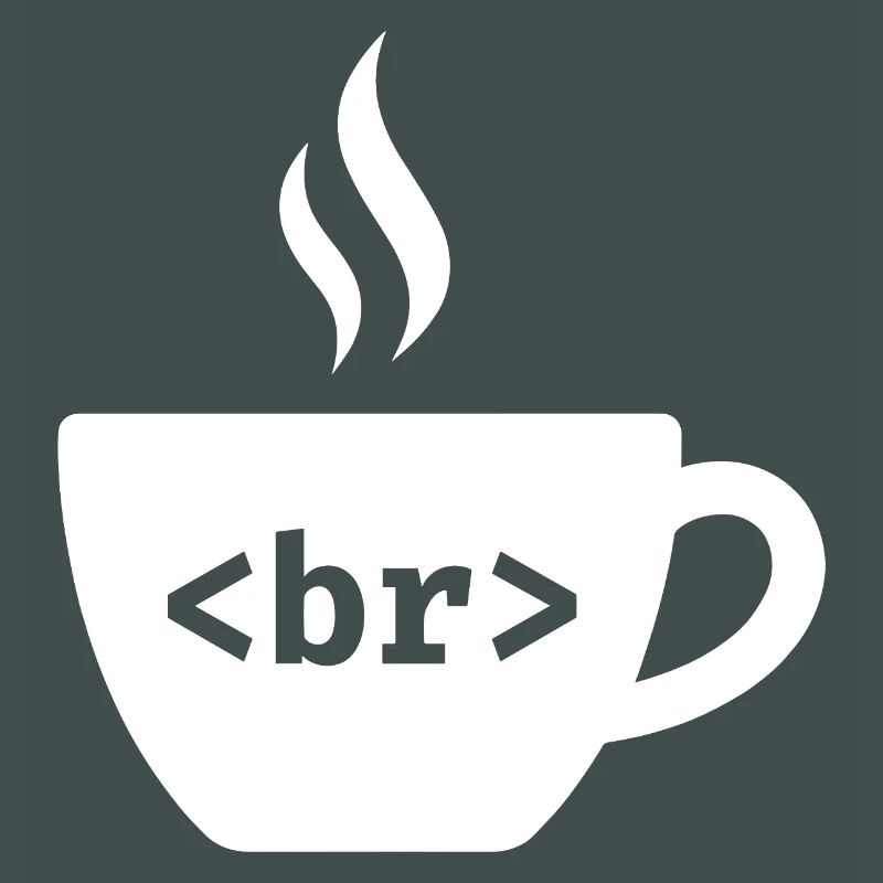 Pause café – Conception drôle de balise HTML