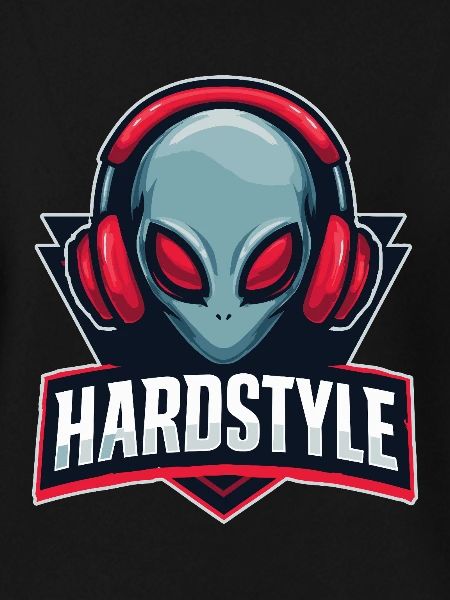 HARDSTYLE Alien Headphone Motif